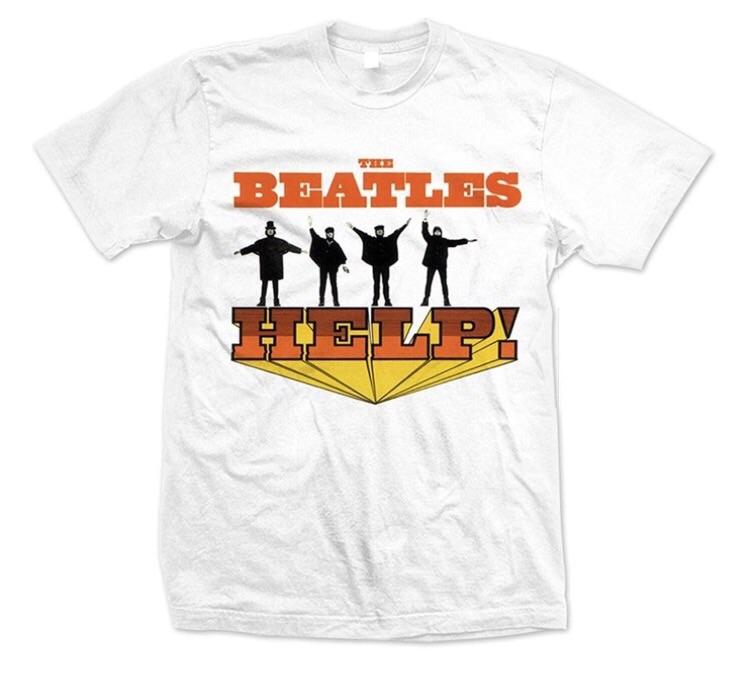 Beatles-help-white-t-shirt