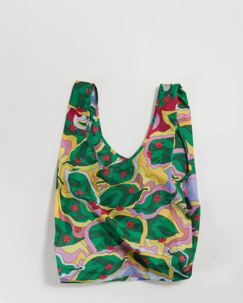 Ladybug Leaf - Standard Baggu Reusable Bag