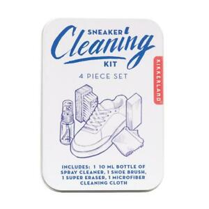 Sneaker Shoes 4-Piece Cleaning Kit Set - Kikkerland